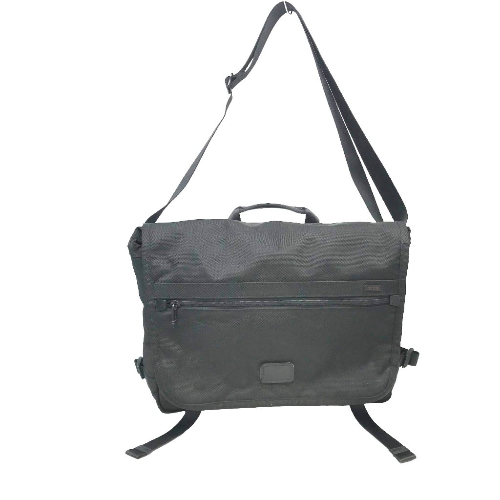 Tumi Alpha 2 Mens Messenger Briefcase Expandable Organizer Laptop Nylon